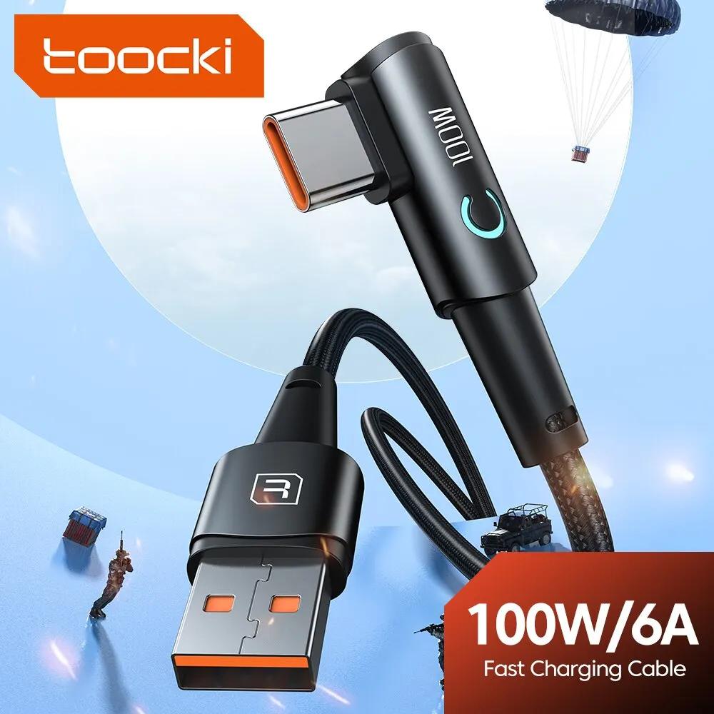 Toocki USB C ̺, OPPO 100W   ڵ, Honor Huawei Oneplus Realme ,  ̾, 90 , 6A